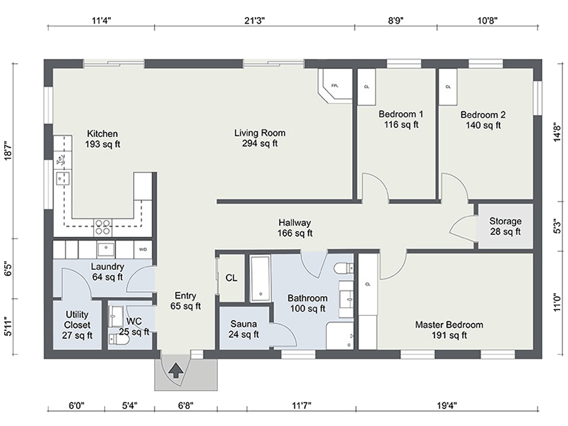 2D & 3D Floor Plans - Real Estate Photography Mid North 2